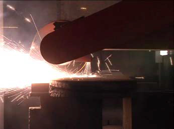 Titanium grinding