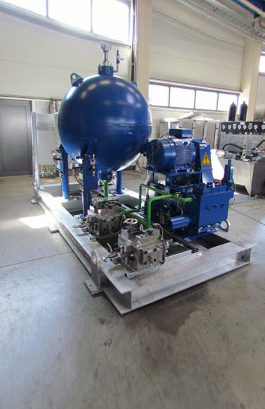 High Pressure Accumulator Unit 1500l PN100 compl