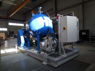High Pressure Accumulator Unit 1500l PN100 compl