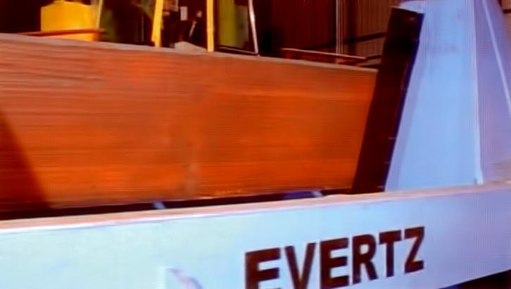 Evertz scarfing machine type 007
