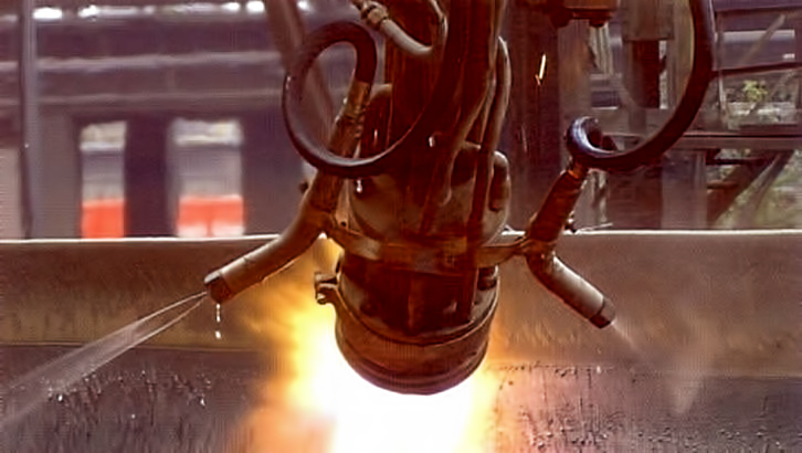 Evertz scarfing machine type 009